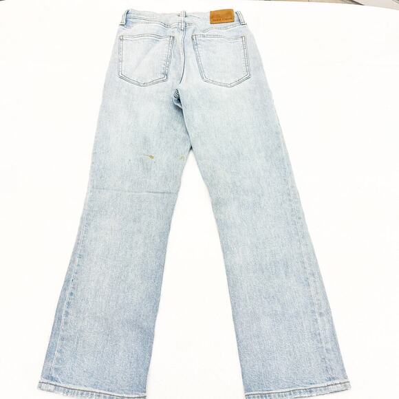 Denim Forum The Arlo High Rise Straight Light Wash Denim Jeans Size 28L x 26 - Picture 3 of 8